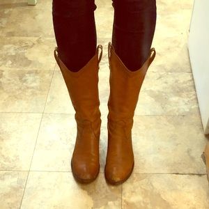 Frye short cowboy boots
